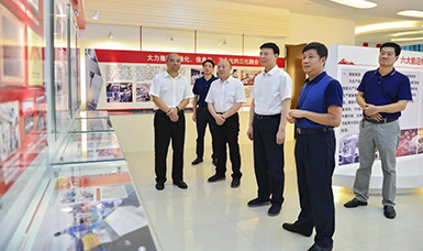福建省人大常委會黨組書記、副主任張廣敏蒞臨虹潤公司調研指導